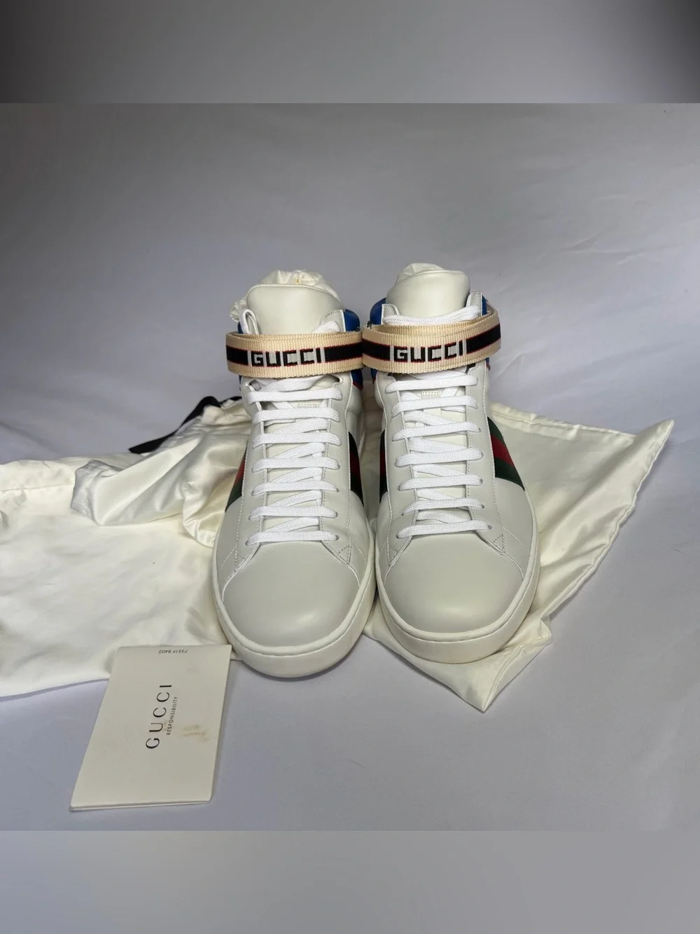 Gucci Ace Stripe High-Top White